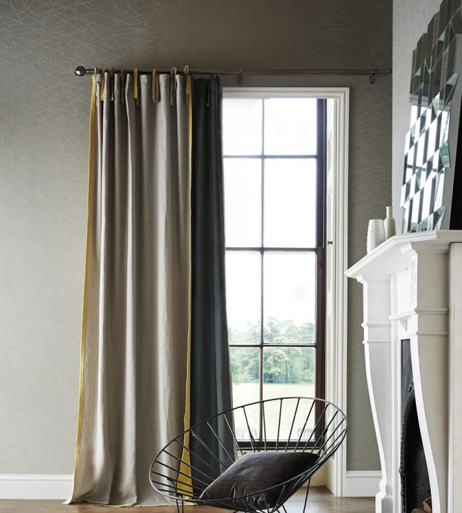 Koto Wallpaper - Steel - HMOW110894 - Harlequin