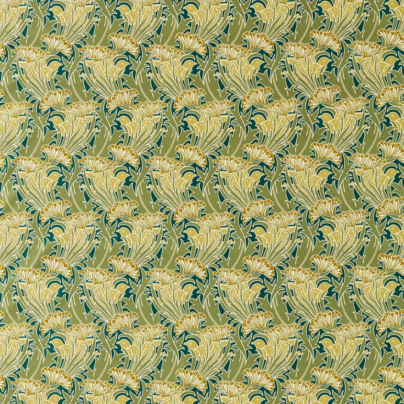 Laceflower Fabric - Pistachio/Lichen - 227228 - Morris & Co