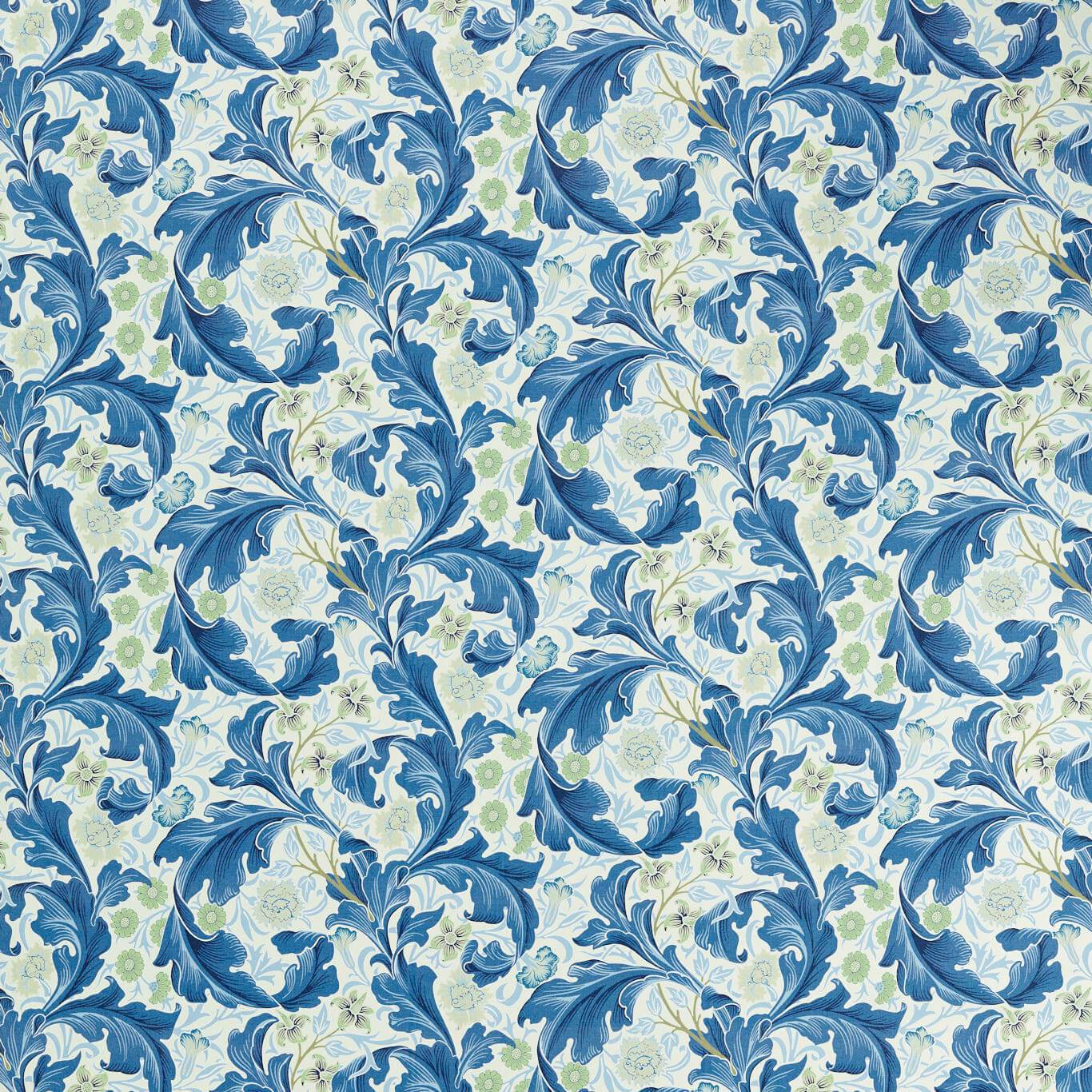 Leicester Fabric - Paradise Blue - 227210 - Morris & Co