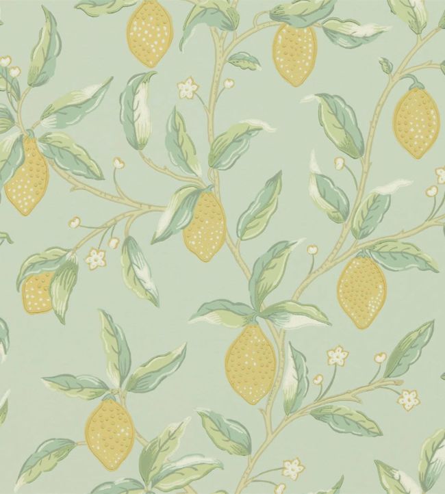 Lemon Tree Wallpaper - Sage - 216673 - Morris & Co