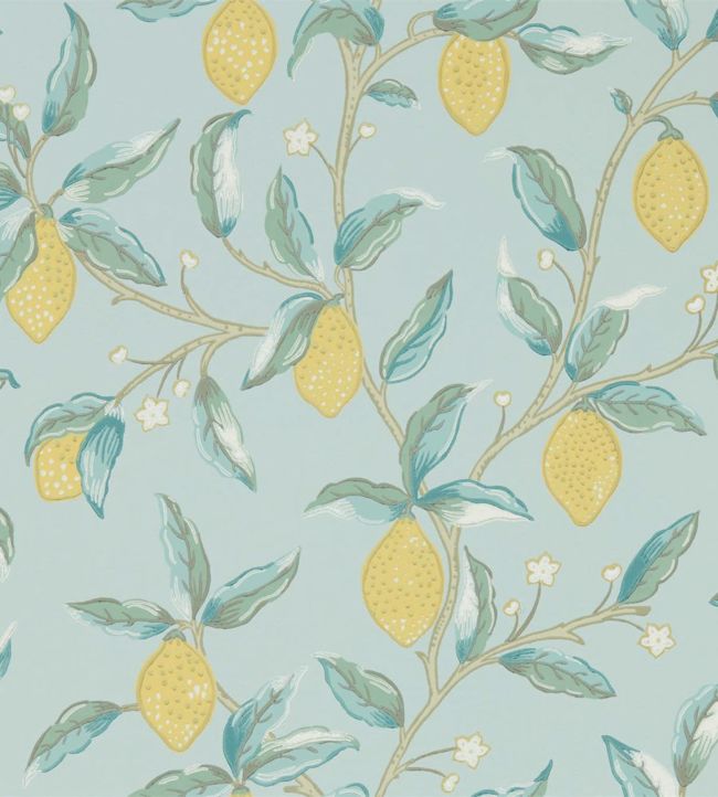 Lemon Tree Wallpaper - Wedgewood - 216674 - Morris & Co