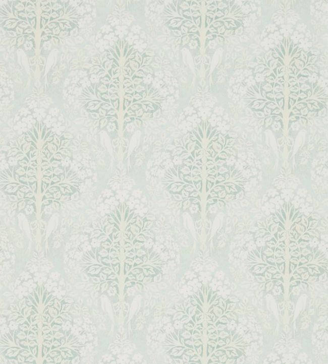 Lerena Wallpaper - Wedgwood - DDAM216399 - Sanderson