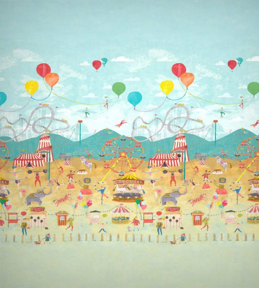 Lifes a Circus Wallpaper - Carousel - HLTF112647 - Harlequin
