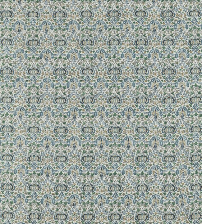Little Chintz Fabric - Blue/Fennel - 226406 - Morris & Co