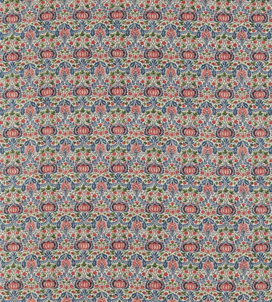 Little Chintz Fabric - Indigo/Carmine - 226407 - Morris & Co