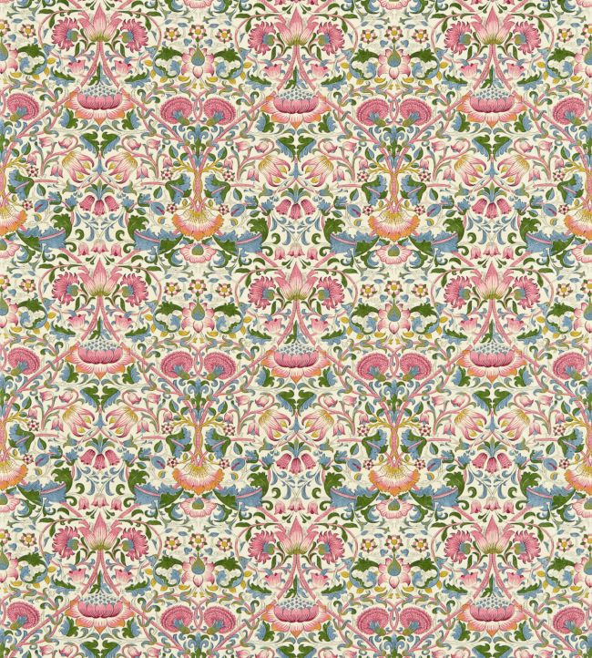 Lodden Fabric - Blush/Woad - 222525 - Morris & Co