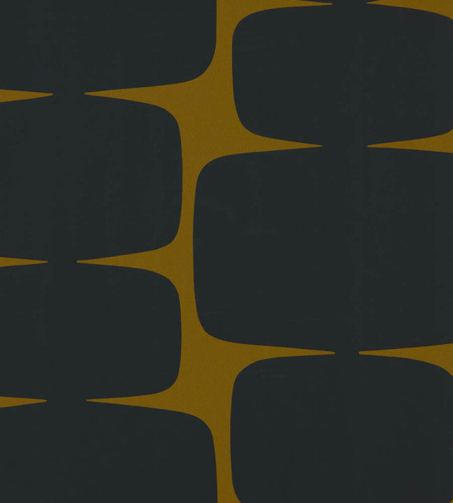 Lohko Wallpaper - Tumeric / Charcoal - NBIW113028 - Scion