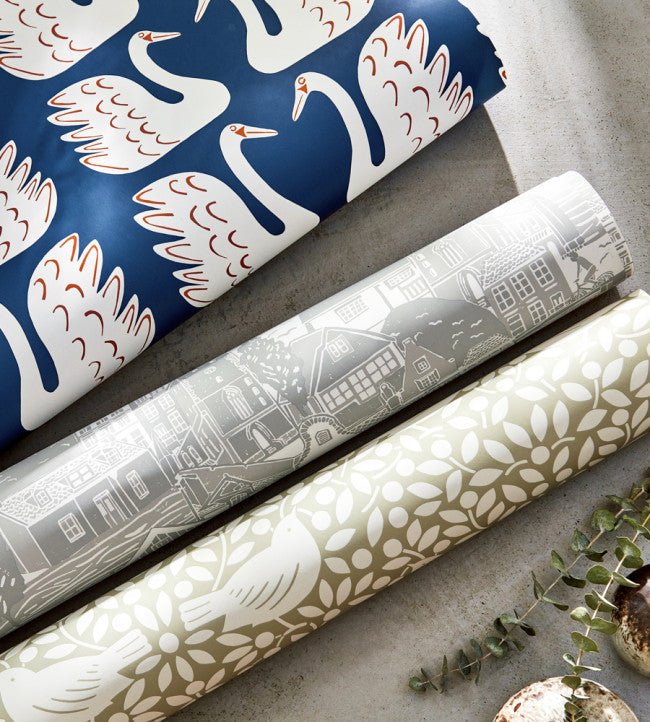 Looting Fruits Wallpaper - Pebble - NART112799 - Scion