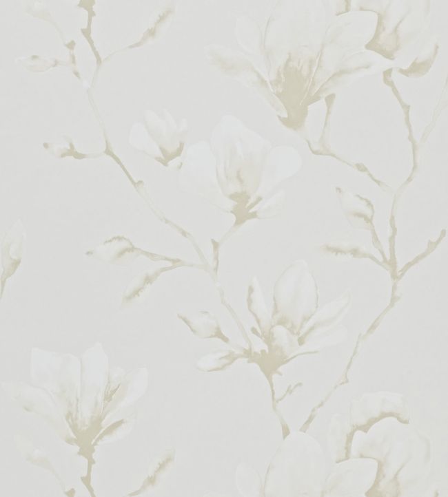Lotus Wallpaper - Pearl - HMOW110877 - Harlequin