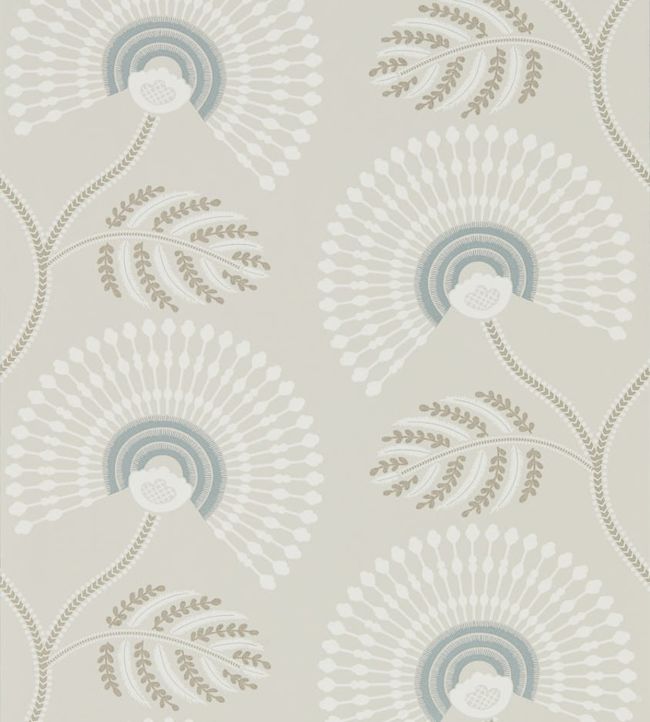 Louella Wallpaper - Seaglass/Pearl - HPUT111910 - Harlequin