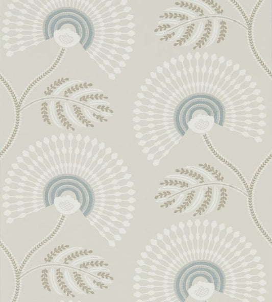 Louella Wallpaper - Seaglass/Pearl - HPUT111910 - Harlequin