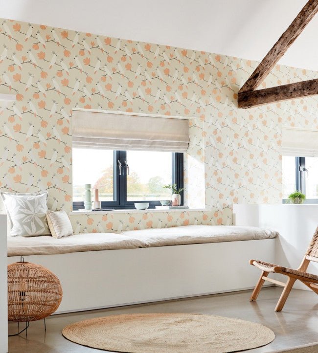 Love Birds Wallpaper - Flamenco - NESW112219 - Scion