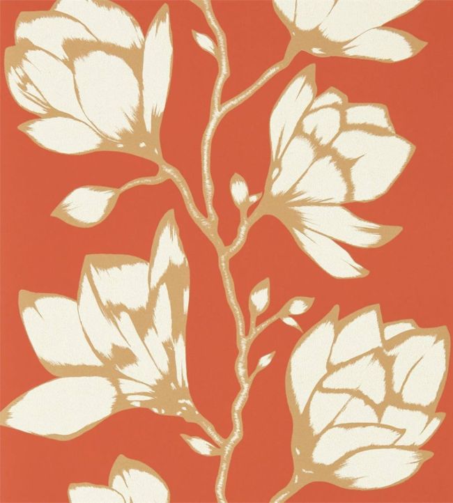 Lustica Wallpaper - Russett - HSAW112146 - Harlequin