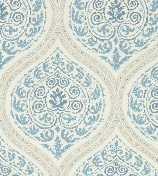 Madurai Wallpaper - Indigo - DCPW216754 - Sanderson