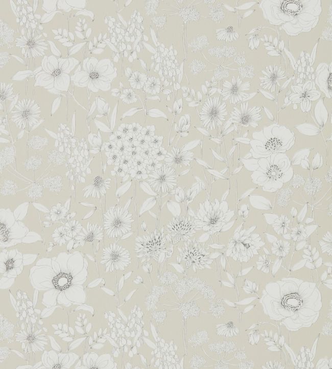 Maelee Wallpaper - Linen - DHPO216349 - Sanderson
