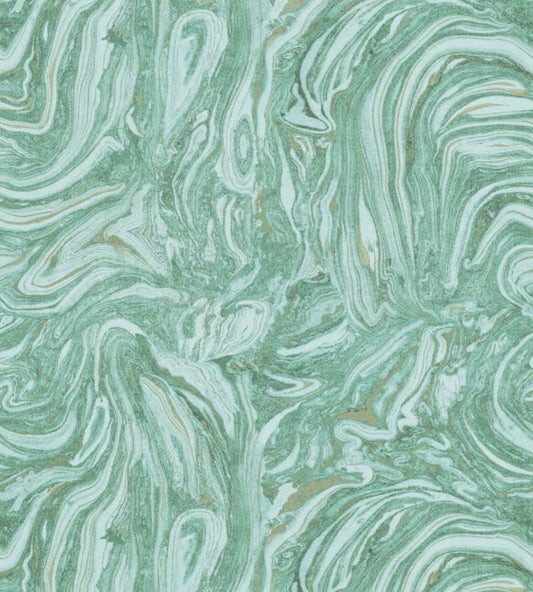 Makrana Wallpaper - Emerald - HMOW110918 - Harlequin