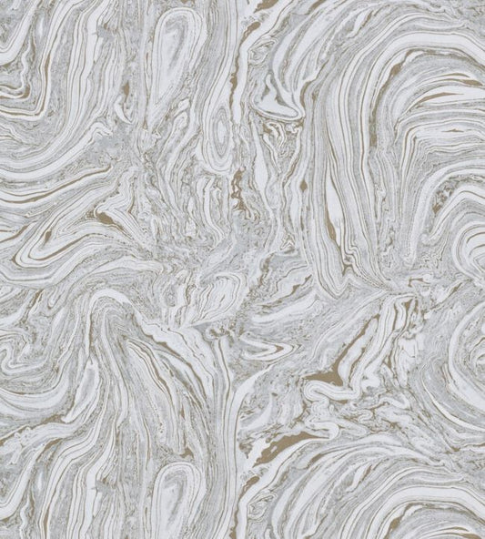 Makrana Wallpaper - Smoke - HMOW110916 - Harlequin
