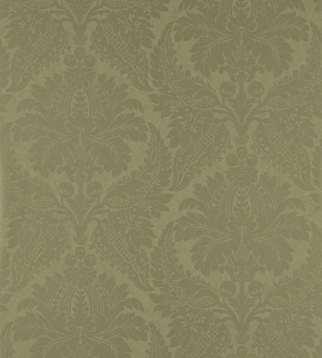 Malmaison Damask Wallpaper - Old Gold - ZCON311996 - Zoffany