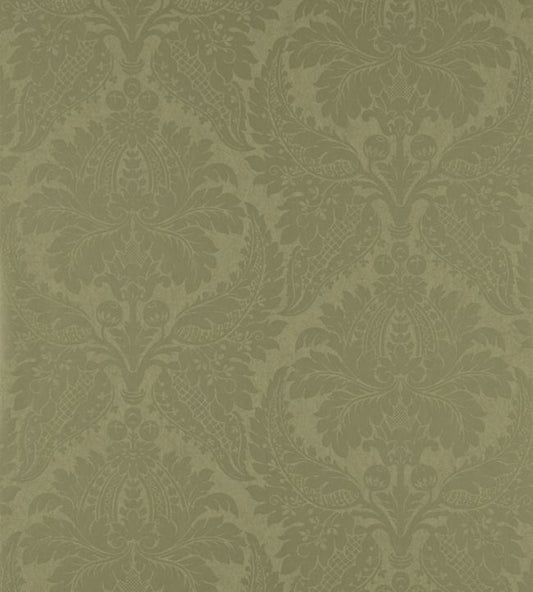 Malmaison Damask Wallpaper - Old Gold - ZCON311996 - Zoffany