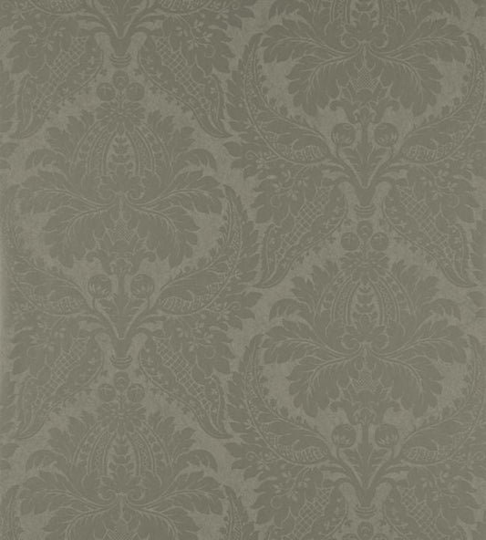 Malmaison Damask Wallpaper - Taupe - ZCON311997 - Zoffany