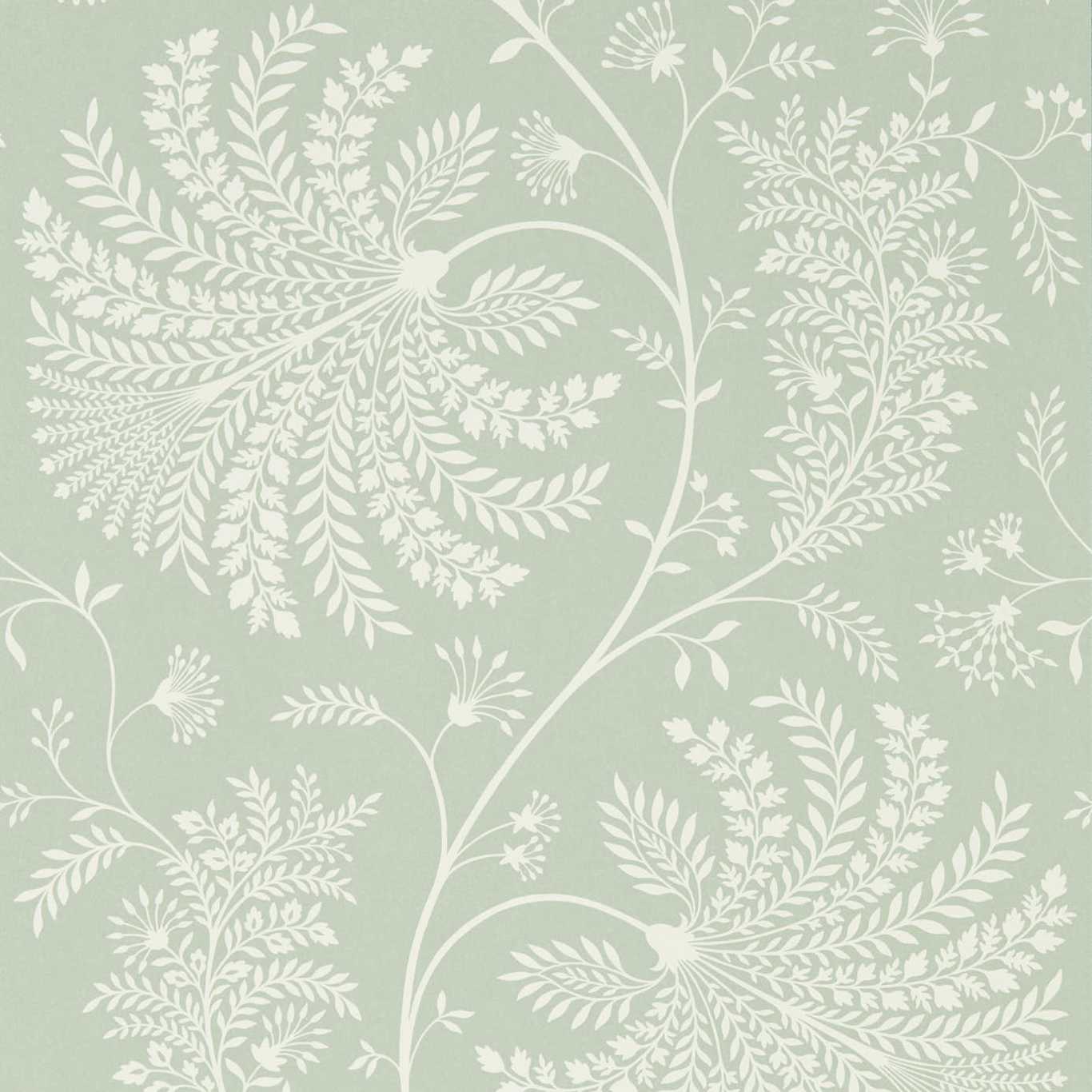 Mapperton Wallpaper - Sage/Cream - DART216341 - Sanderson