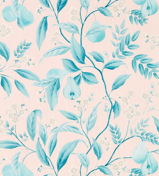 Marie Wallpaper - Rose/ Lagoon - HDHW112910 - Harlequin