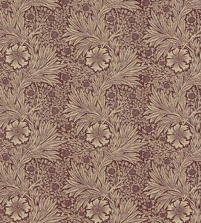 Marigold Fabric - Brick/Manilla - 220317 - Morris & Co