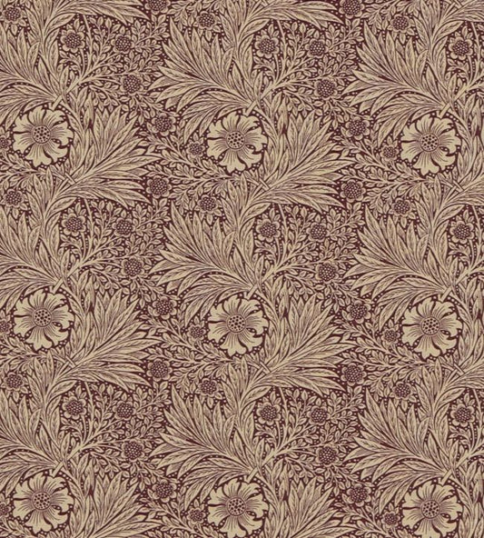 Marigold Fabric - Brick/Manilla - 220317 - Morris & Co