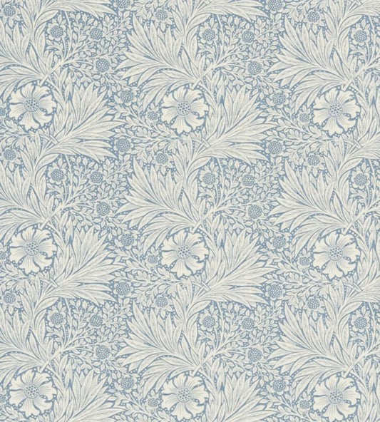 Marigold Fabric - China Blue/Ivory - 220321 - Morris & Co