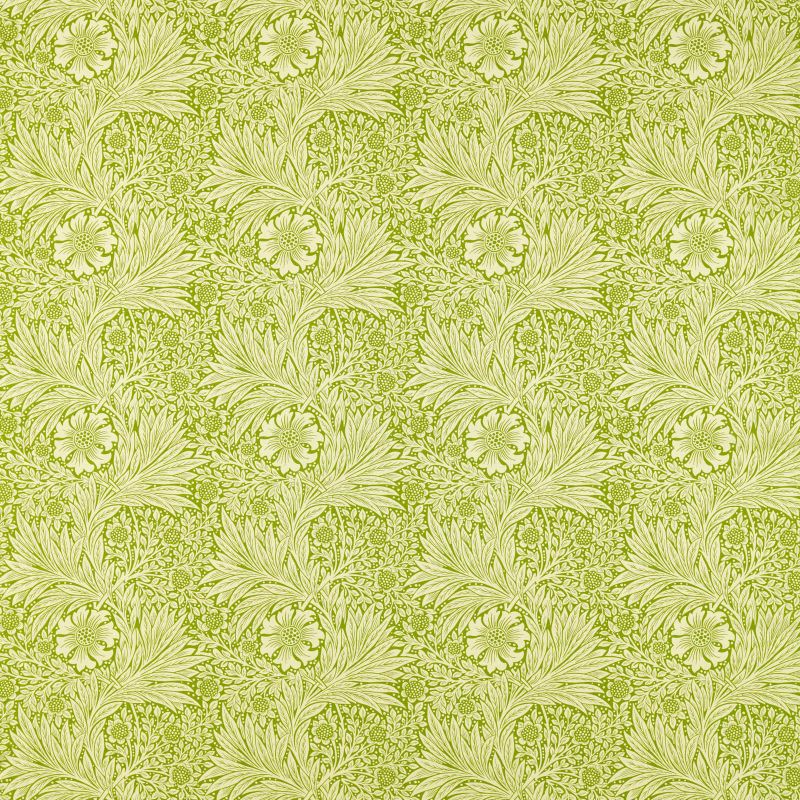 Marigold Fabric - Cream/Sap Green - 226982 - Morris & Co