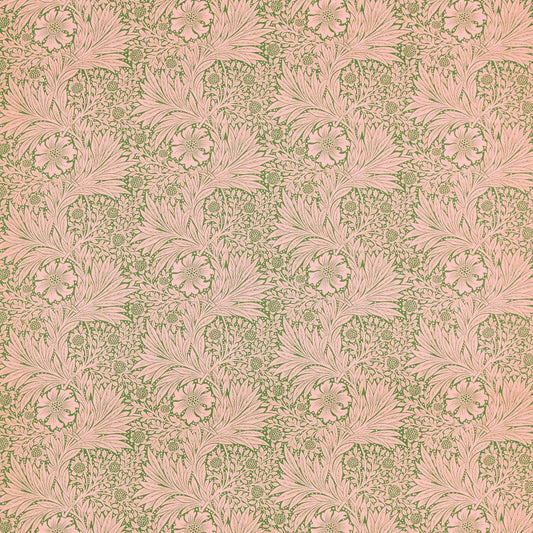 Marigold Fabric - Olive/Pink - 226847 - Morris & Co