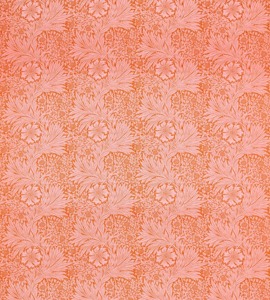 Marigold Fabric - Orange/Pink - 226844 - Morris & Co