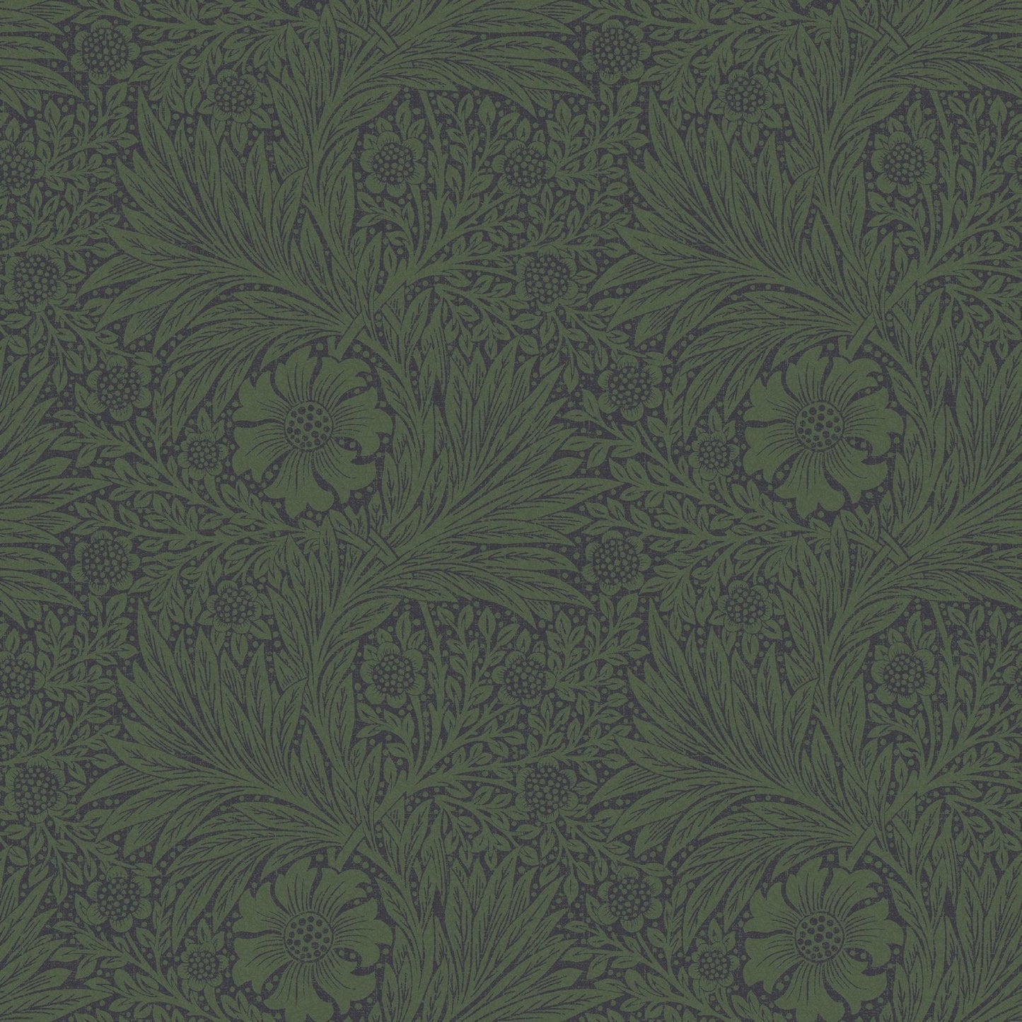 Marigold Fibrous Wallpaper - Green - 124255 - William Morris AH
