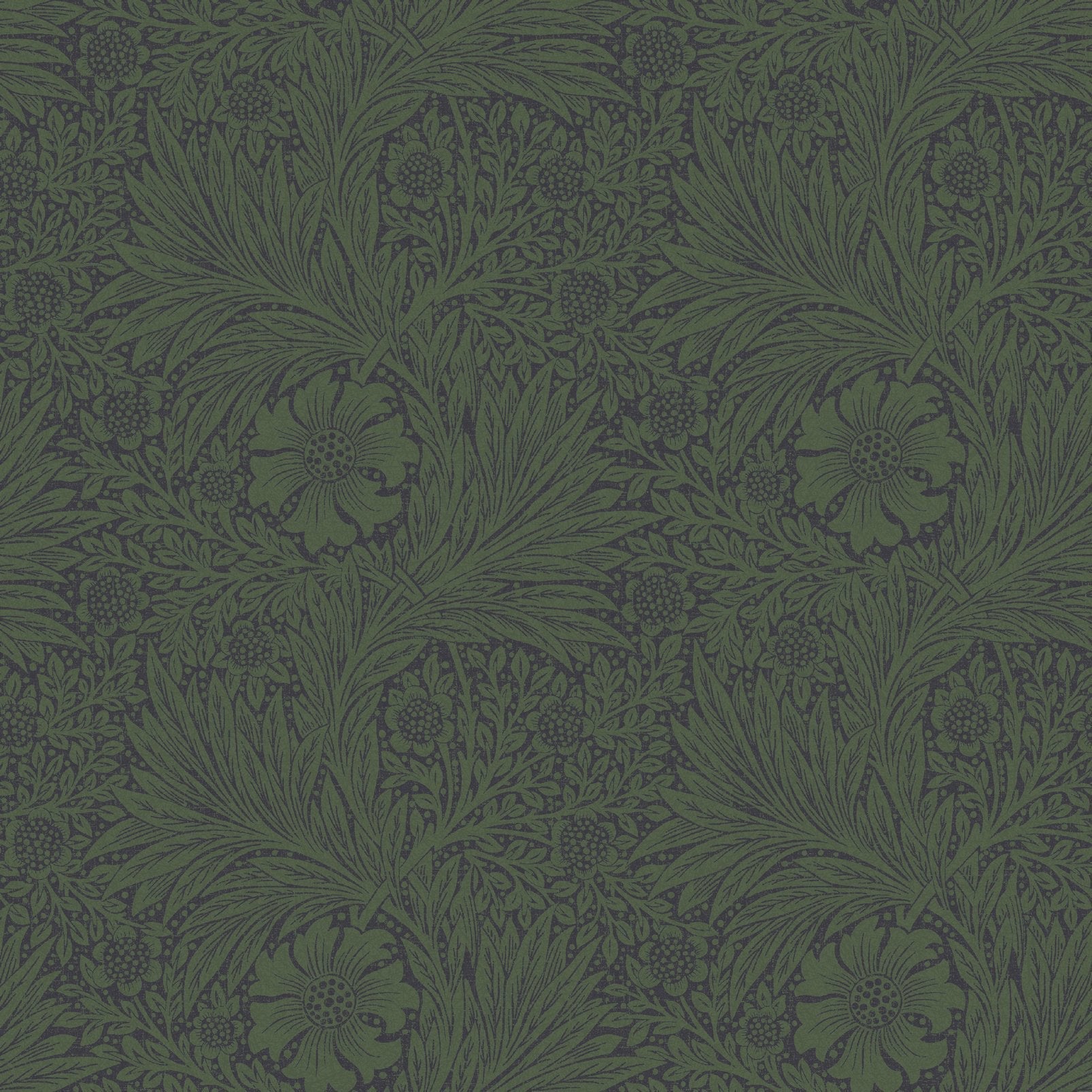 Marigold Fibrous Wallpaper - Green - 124255 - William Morris AH
