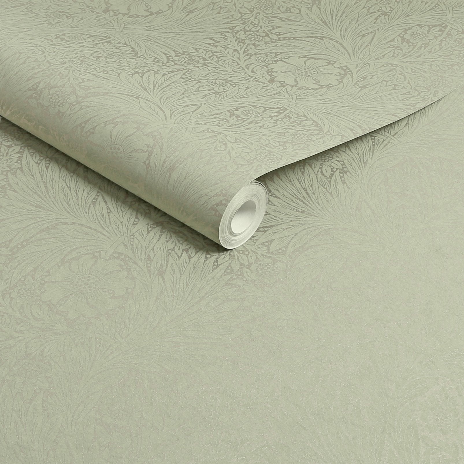 Marigold Fibrous Wallpaper - Sage - 124256 - William Morris AH