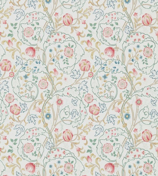 Mary Isobel Wallpaper - Pink/Ivory - 214728 - Morris & Co
