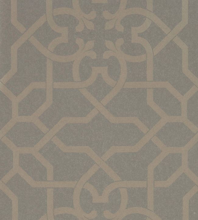 Mawton Wallpaper - Charcoal/Gilver - DDAM216419 - Sanderson