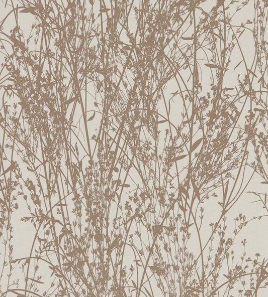 Meadow Canvas Wallpaper - Gilver/Linen - DWOW215693 - Sanderson