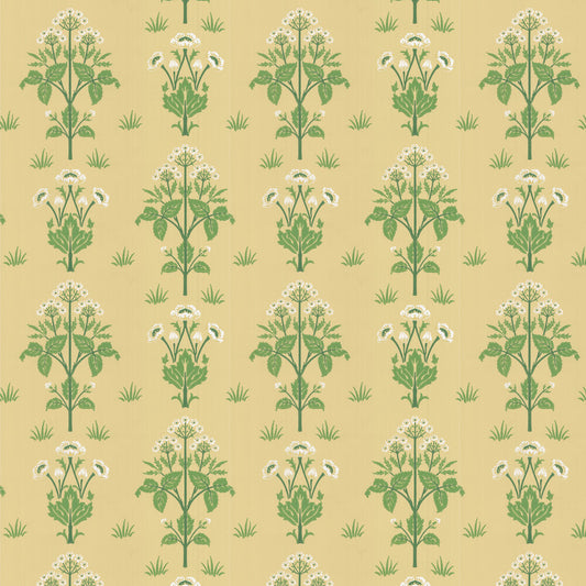 Meadow Sweet Wallpaper - Weld Yellow - 217381 - Morris Wallpaper WD