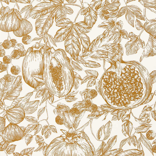 Melograno Wallpaper - Gold/Awakening - HQN3112925 - Harlequin