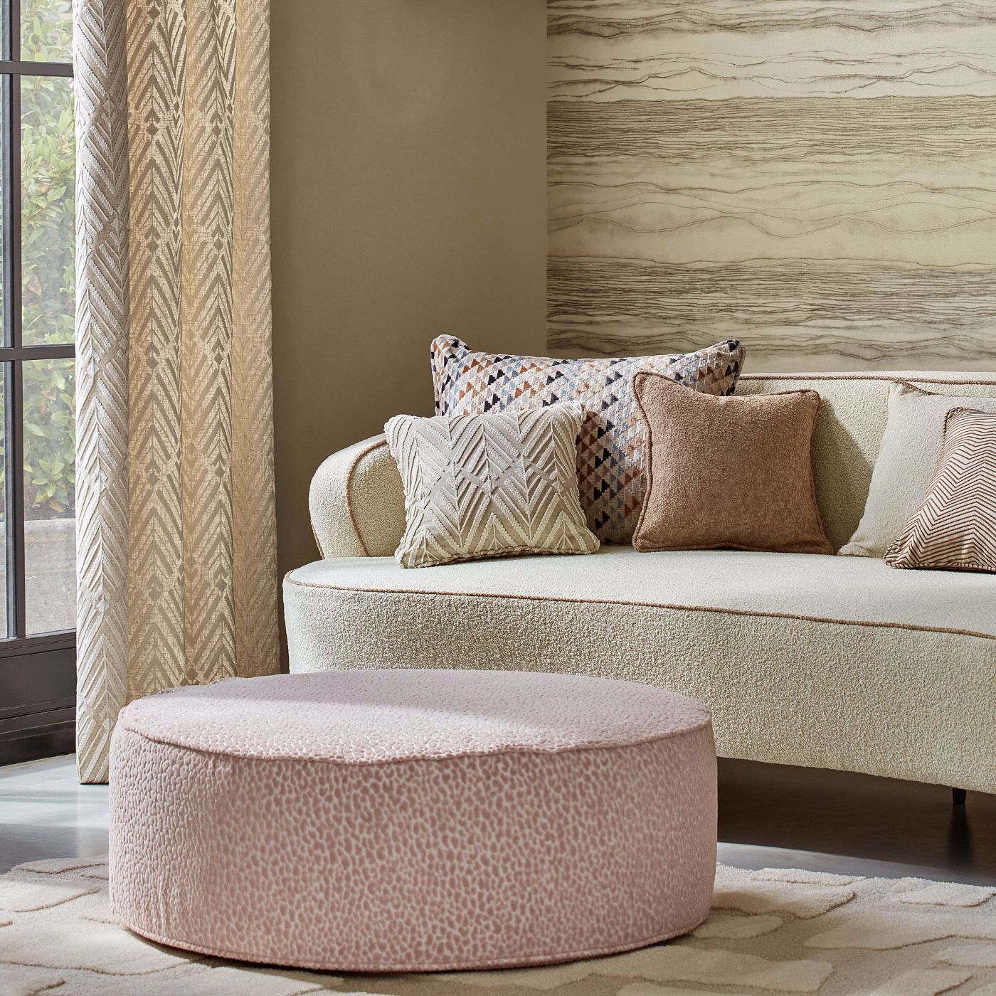 Metamorphic Wallpaper - Taupe/Linen - HRWT113101 - Harlequin