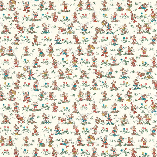 Mickey & Minnie Wallpaper - Allsorts - DDIW217263 - Sanderson