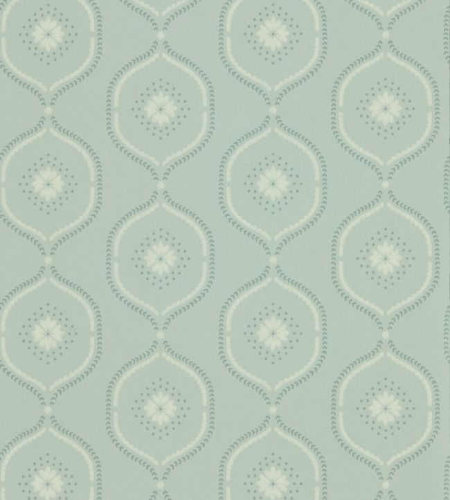 Milcombe Wallpaper - Mist Blue - DLMW216880 - Sanderson