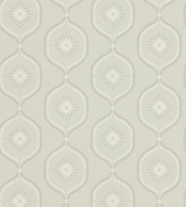 Milcombe Wallpaper - Silver - DLMW216879 - Sanderson