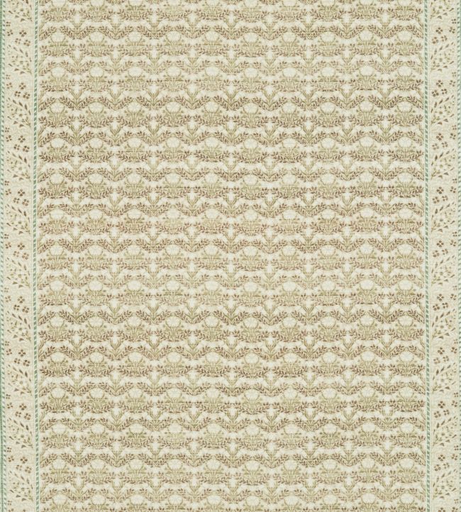 Morris Bellflowers Fabric - Fennel/Grey - 226404 - Morris & Co