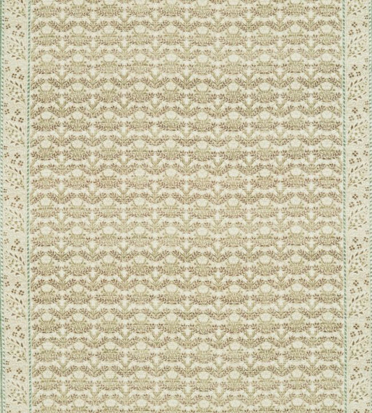 Morris Bellflowers Fabric - Fennel/Grey - 226404 - Morris & Co