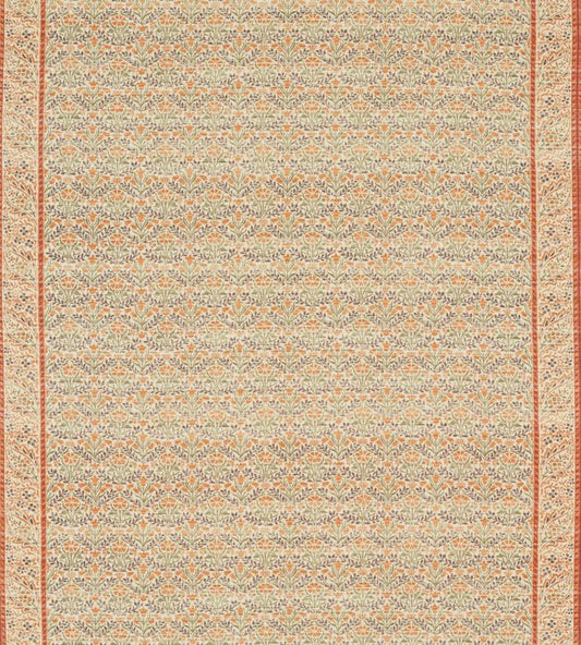 Morris Bellflowers Fabric - Saffron/Olive - 226402 - Morris & Co