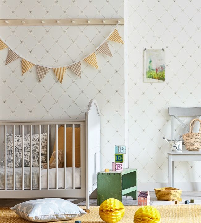 Nectar Wallpaper - Copper/Denim - DHPO216357 - Sanderson