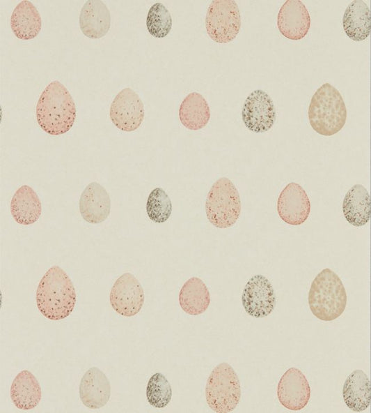 Nest Egg Wallpaper - Blush Pink - DEBB216506 - Sanderson