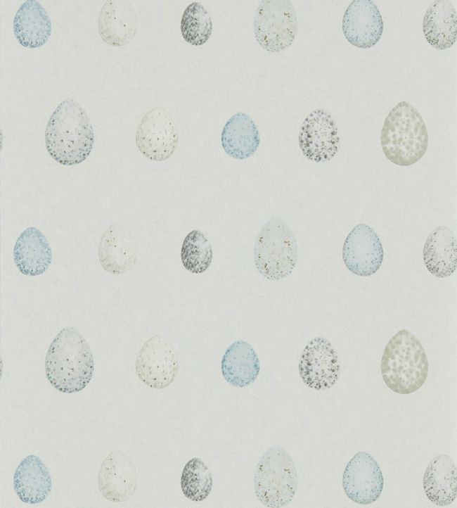 Nest Egg Wallpaper - Marine Aqua - DEBB216504 - Sanderson
